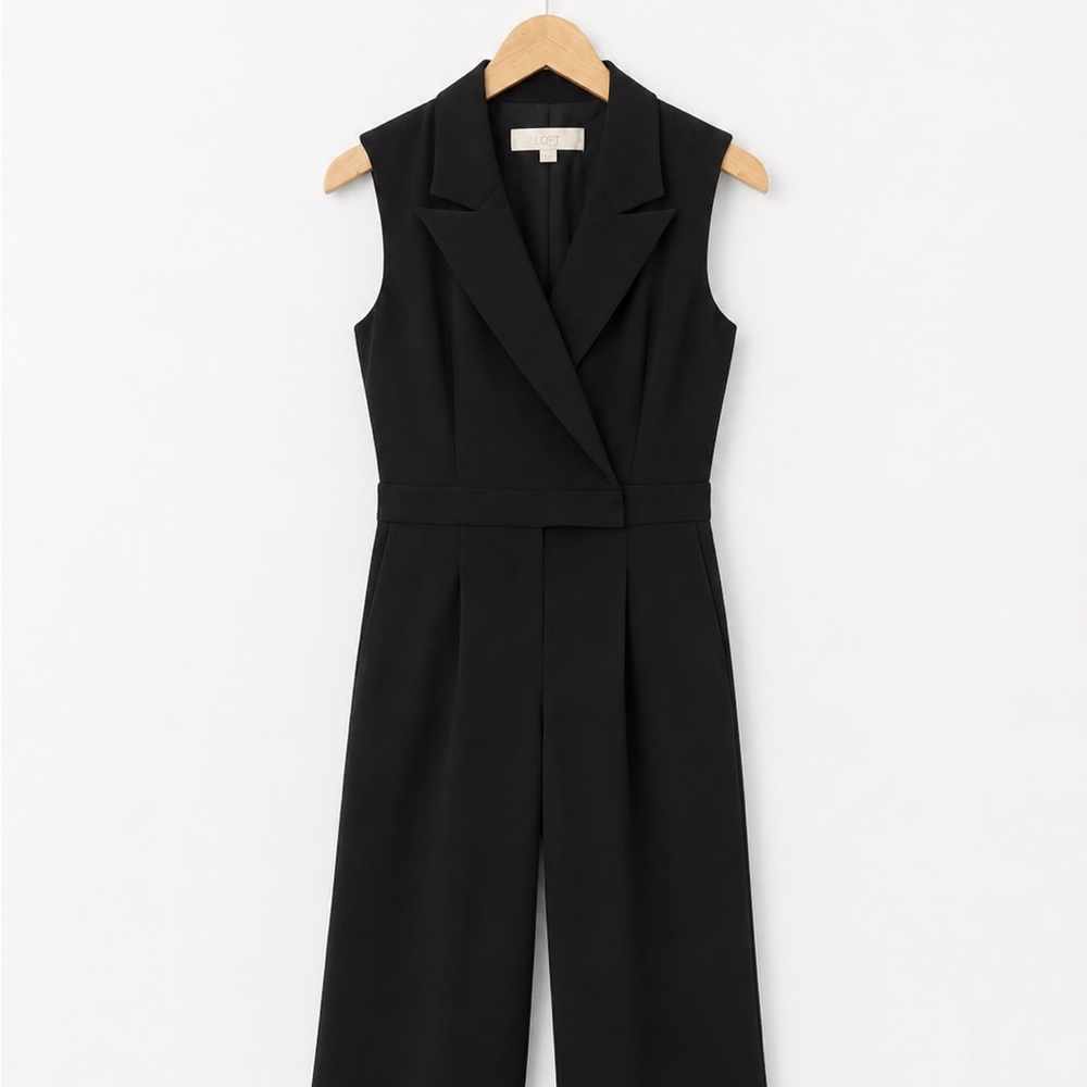 LOFT Elegant Black Jumpsuit